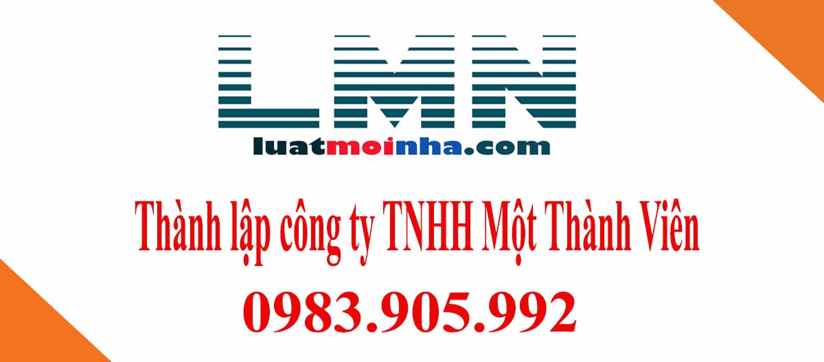 Thành lập công ty TNHH 1 thành viên