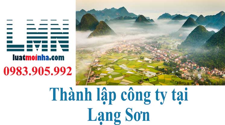 Thành lập công ty tại Lạng Sơn