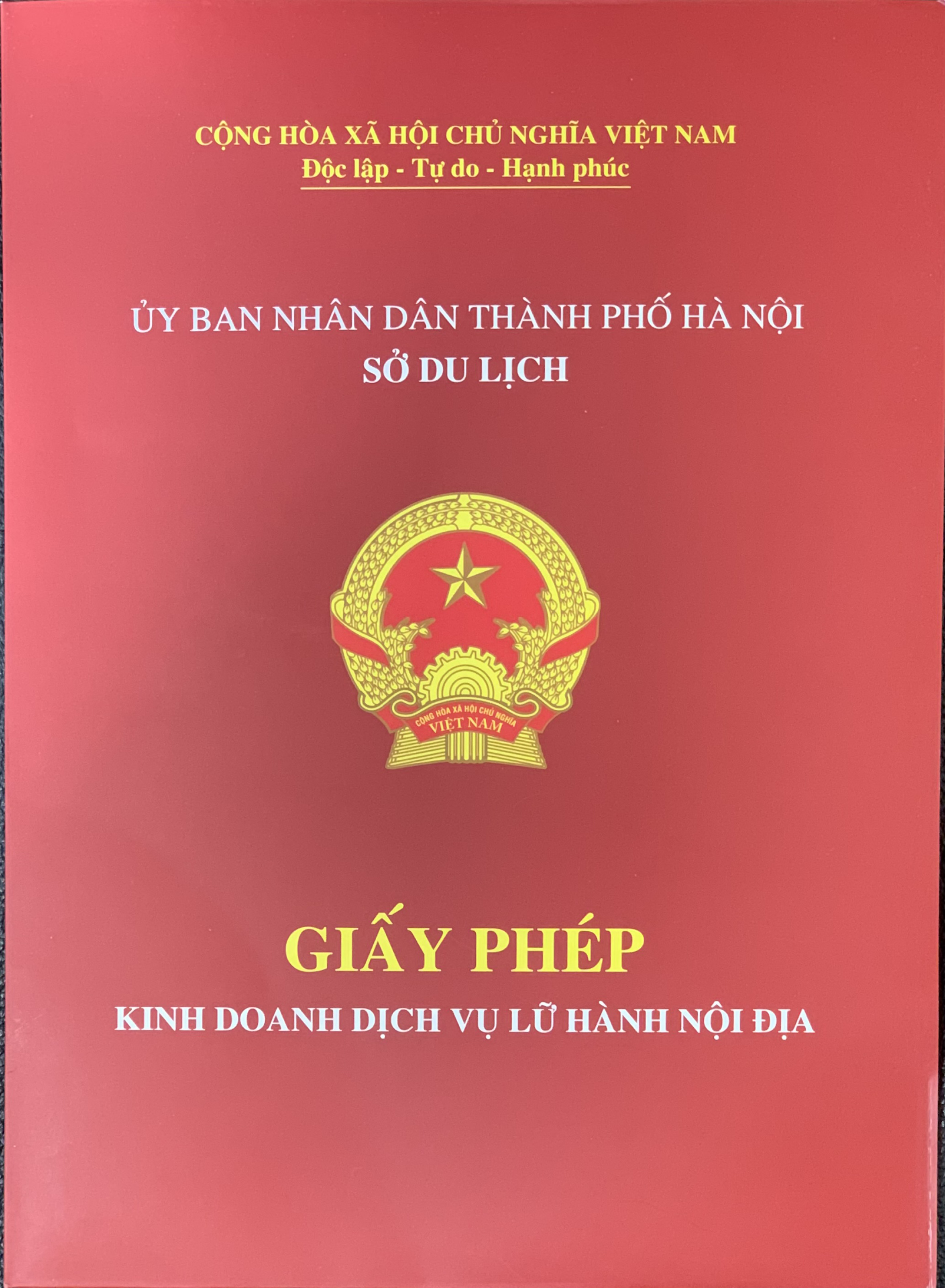 Giấy phép kinh doanh dịch vụ lữ hành nội địa